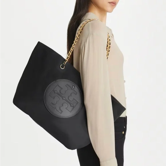 Ella Chain Tote Black Excellence Condition - Picture 2 of 7